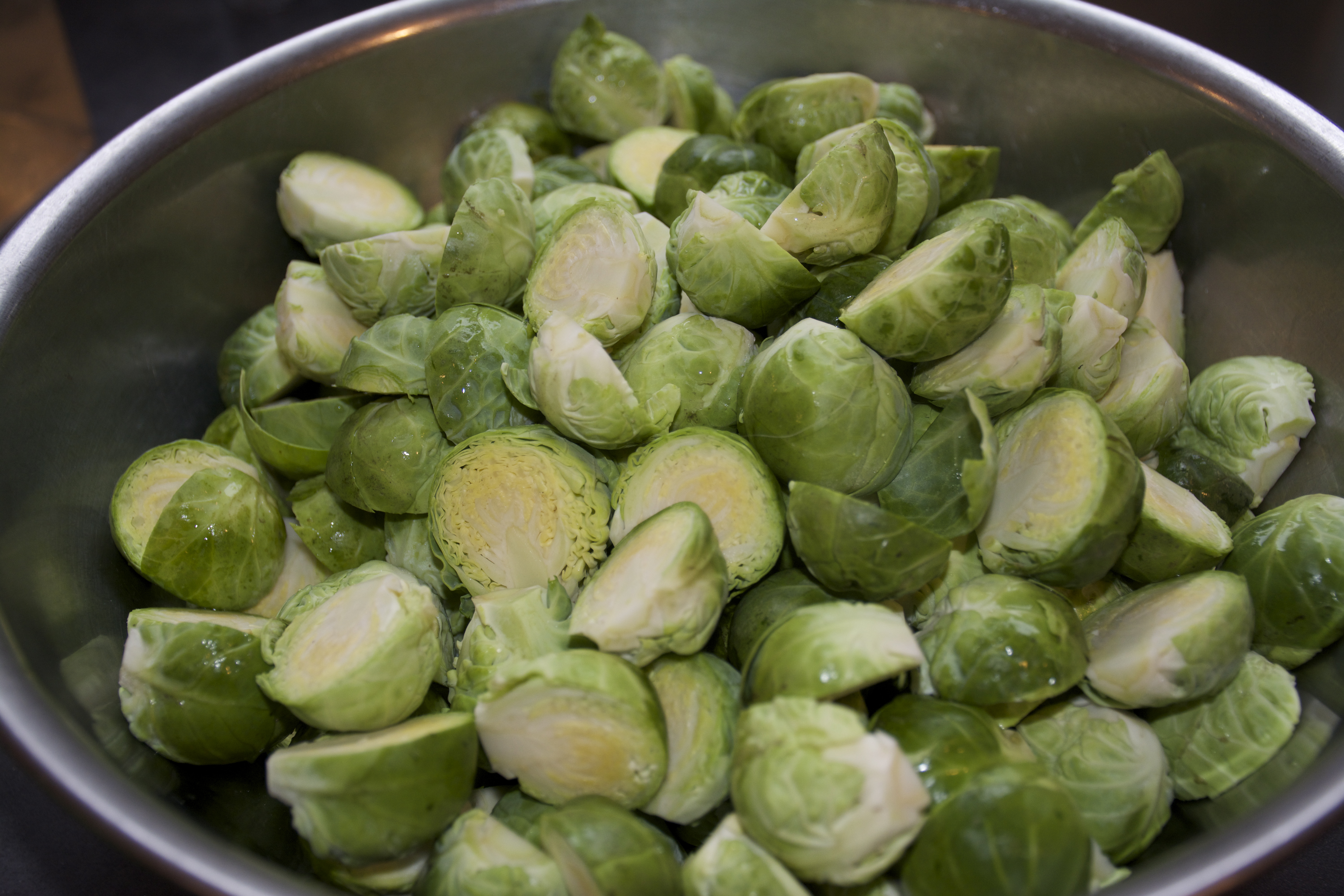Maple Hazelnut Brussels Sprouts